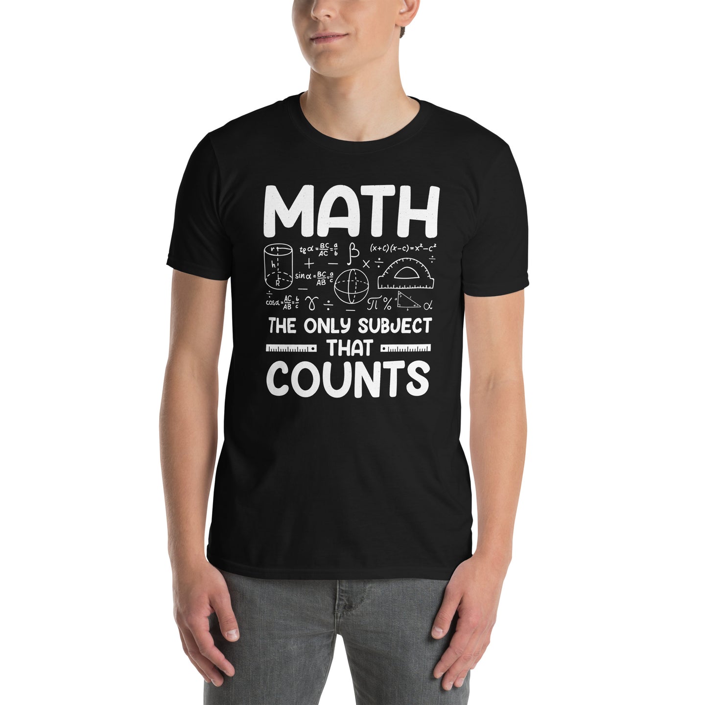 Math The Only Subject That Counts | Funny Math T-Shirt - Cuccico Design