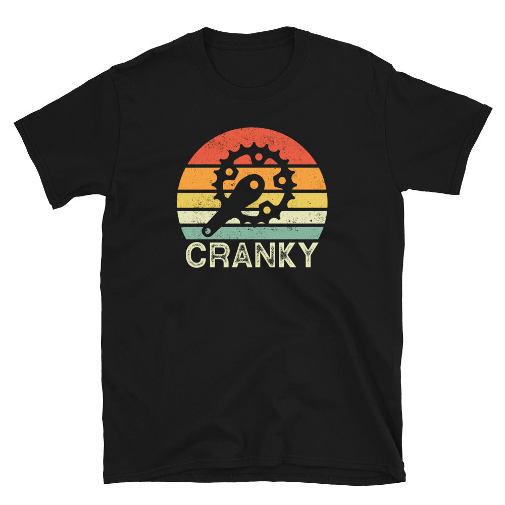 Funny Bicycle T-Shirt for Cycling Lovers | Cranky Sun - Cuccico Design