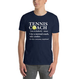 Funny Tennis Coach Definition T-Shirt | Coach Gift - Cuccico Design