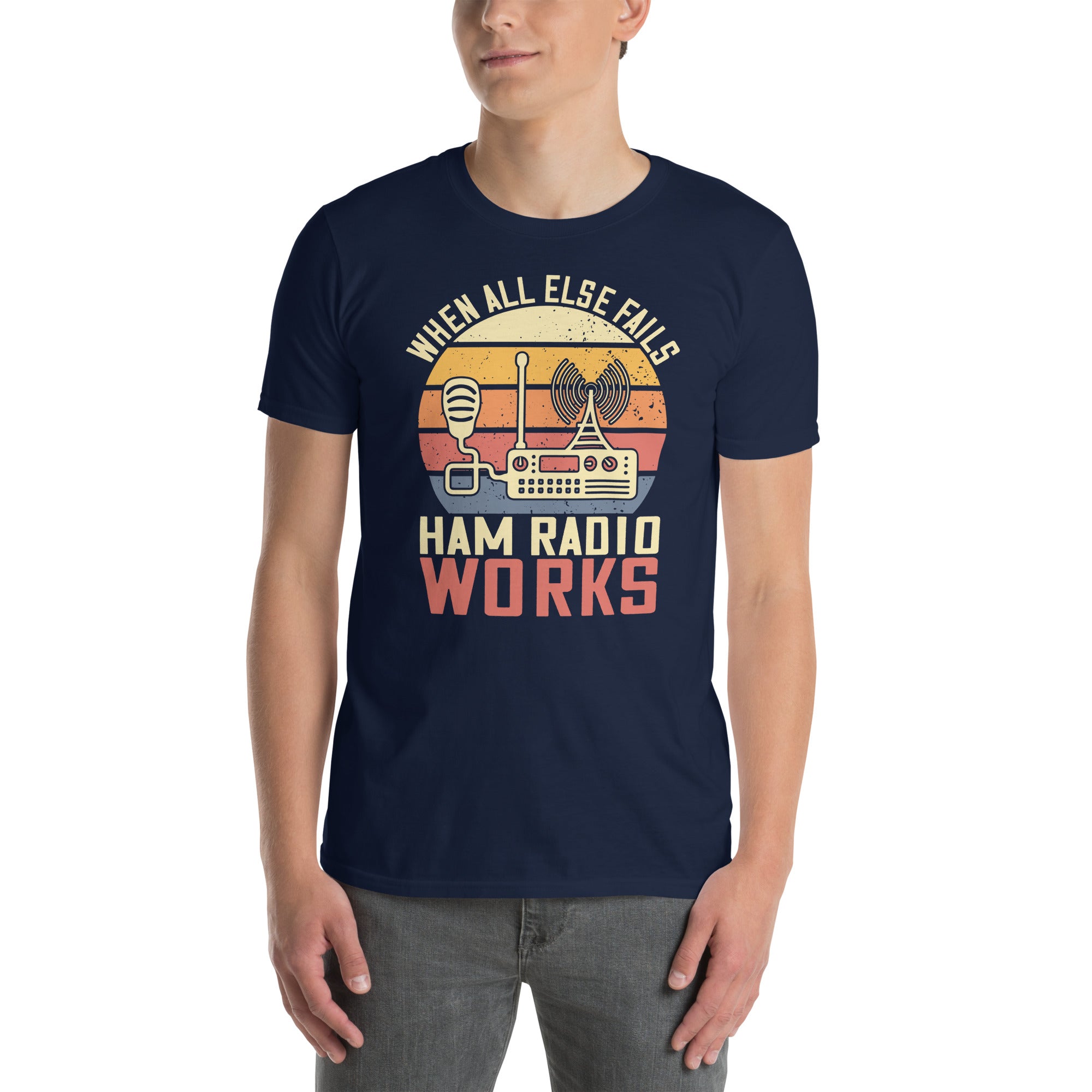 Ham Radio T-Shirt | Amateur Radio Operator Shirt - When All Else Fails - Cuccico Design