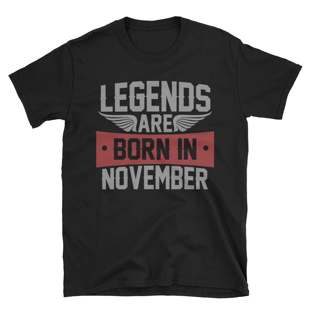 Legends Born in November T-Shirt | Mens Birthday Gift - Cuccico Design
