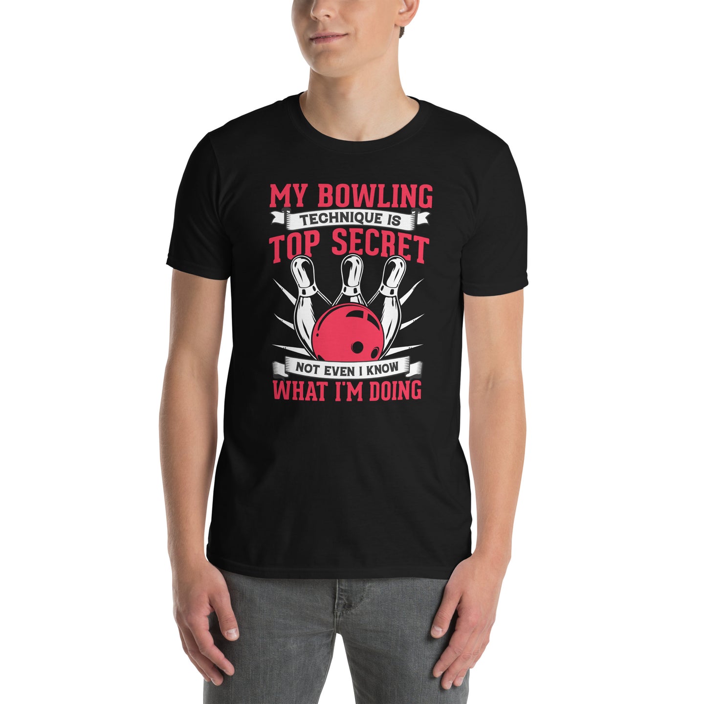 Funny Bowling T-Shirt - Top Secret Bowler Gift - Cuccico Design