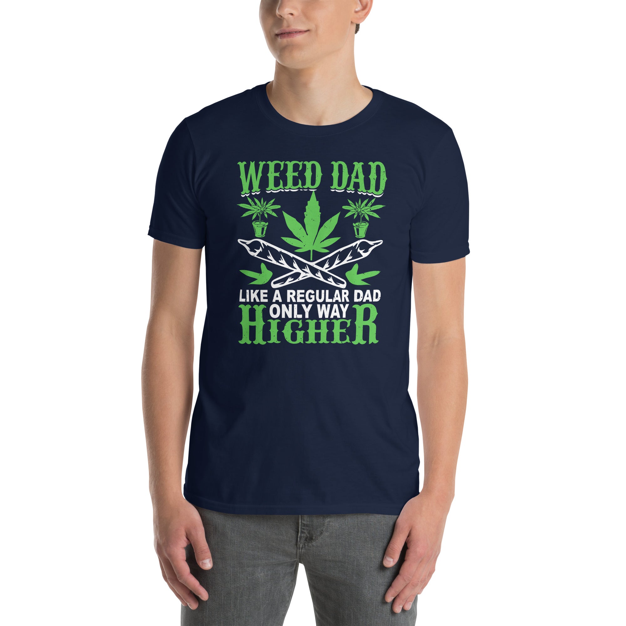 Weed Dad T-Shirt | Funny Stoner Dad Gift Shirt - Cuccico Design