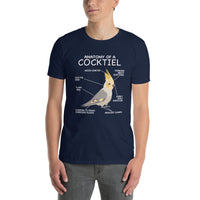 Cockatiel T-Shirt | Funny Parrot Anatomy Bird Lover Gift - Cuccico Design
