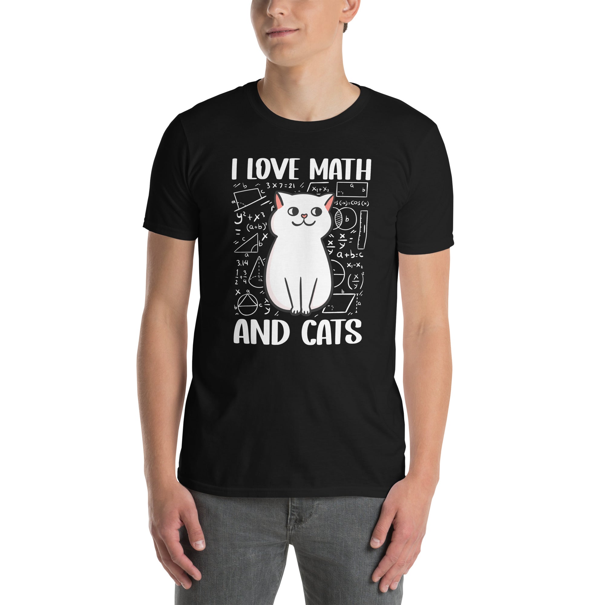 Math and Cats Shirt | Cute Teacher & Cat Lover Gift Tee - Cuccico Design