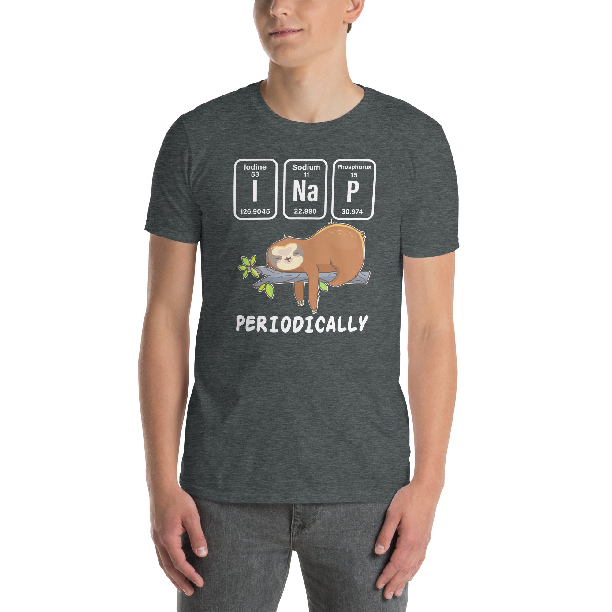 Funny Science Sloth Shirt | I Nap Periodically Tee - Cuccico Design