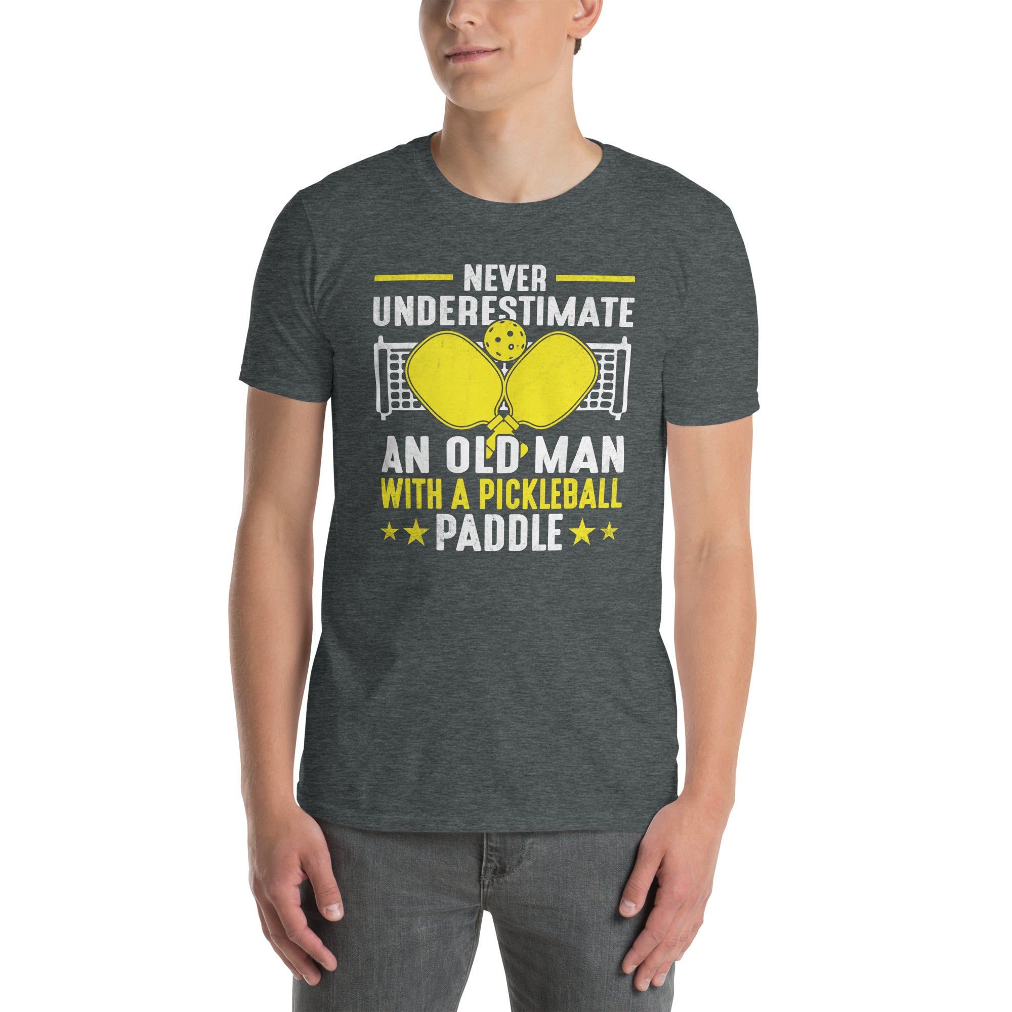 Funny Old Man Pickleball T-Shirt | Pickleball Gift - Cuccico Design