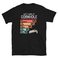 Why I Lose at Cornhole T-Shirt - Funny Player Gift - Cuccico Design