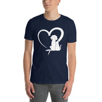Dog Cat Heart Shirt | Cute Pet Lover Tee - Cuccico Design