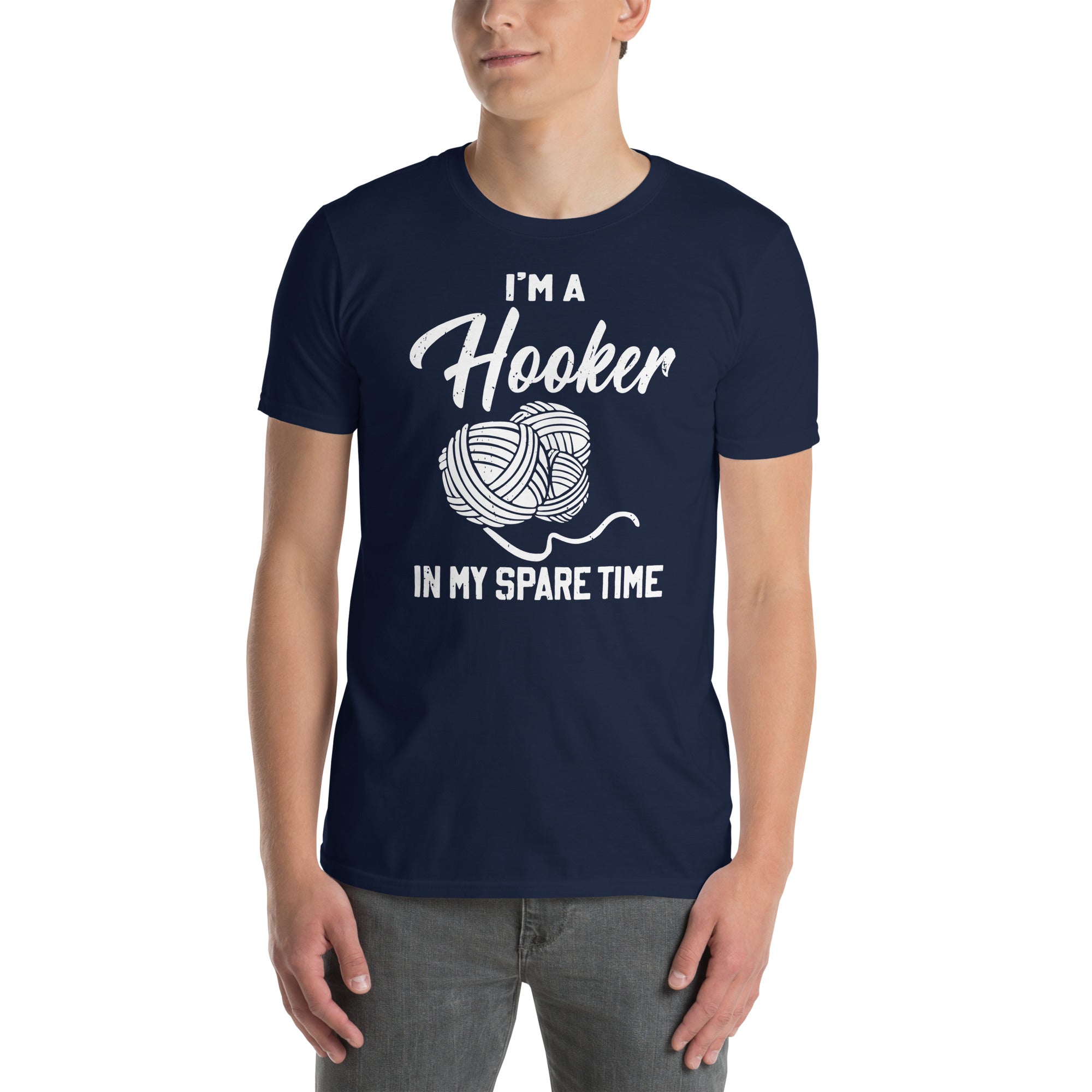 Funny Crochet T-Shirt | 'I'm a Hooker' Crocheting Gift - Cuccico Design