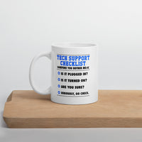 Funny Tech Support Mug | Sysadmin Gift Mug - Cuccico Design