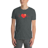 Cardiology T-Shirt | EKG Heartbeat Line & Medical Gift - Cuccico Design