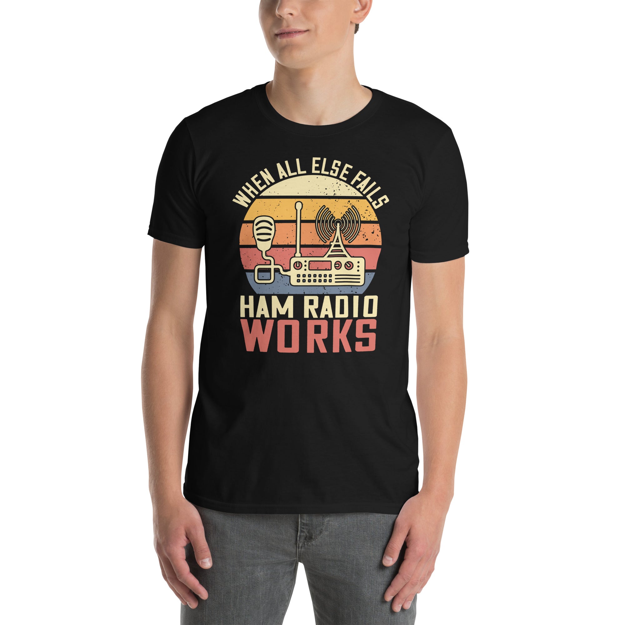 Ham Radio T-Shirt | Amateur Radio Operator Shirt - When All Else Fails - Cuccico Design