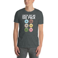 Check Out My Six Pack Donut - Funny Gym T-Shirt - Cuccico Design