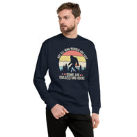 Bigfoot Sweatshirt: Rock Hunter Sasquatch Humor Apparel - Cuccico Design