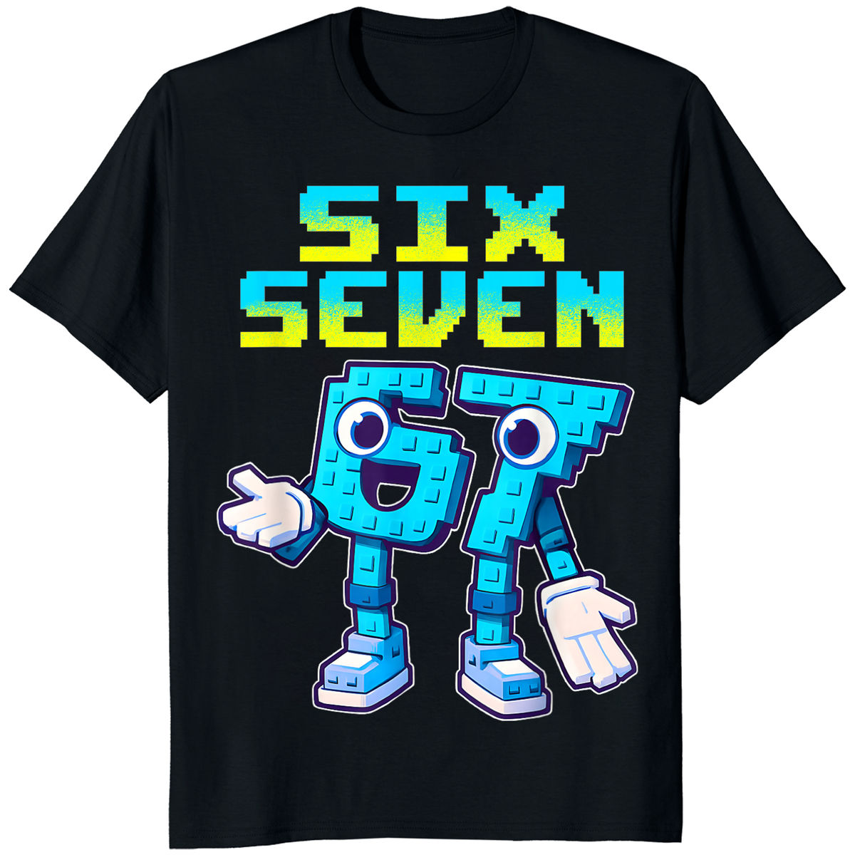 Funny 67 Six Seven Italian Brainrot Kids Gaming Meme Shirt — Viral Youth Tee | Cuccico