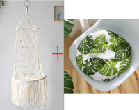 Macrame Hanging Pet Bed Macrame Cat Hammock Wall Hanging Cat Hammock Macrame Cat Bed-Pet Gifts Hammock Macrame Cat Swing - YourCatBackpack.Co