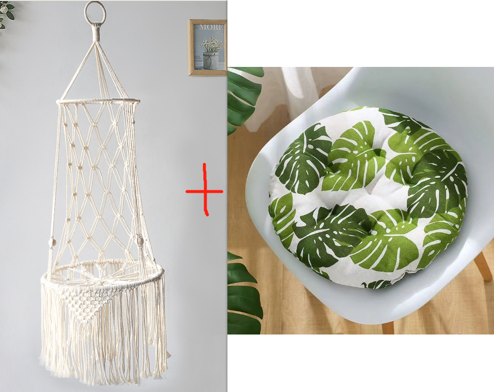 Macrame Hanging Pet Bed Macrame Cat Hammock Wall Hanging Cat Hammock Macrame Cat Bed-Pet Gifts Hammock Macrame Cat Swing - YourCatBackpack.Co