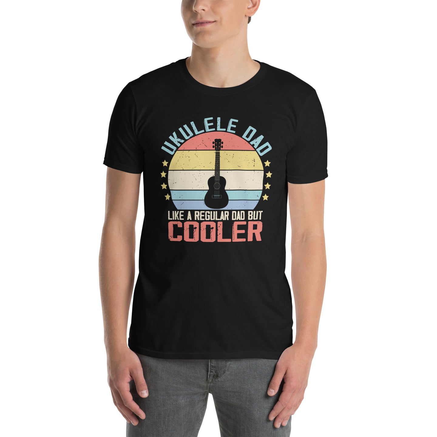 Ukulele Dad T-Shirt | Funny Uke Father Gift for Men - Cuccico Design