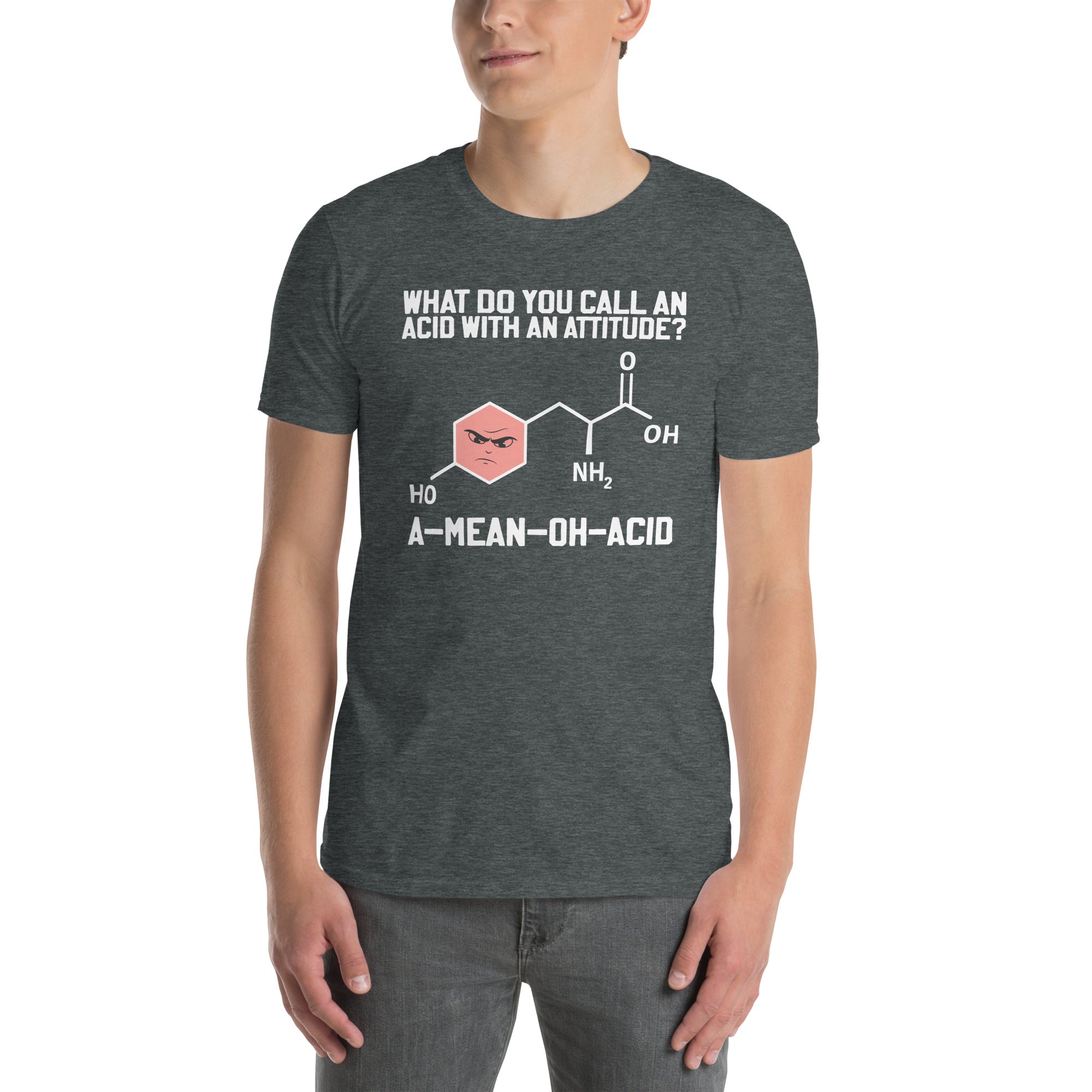 Funny Science Shirt | A-Mean-Oh-Acid T-Shirt for Teachers - Cuccico Design