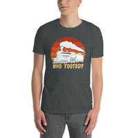 Who Tooted Funny Train T-Shirt - Train Lovers Gift - Cuccico Design
