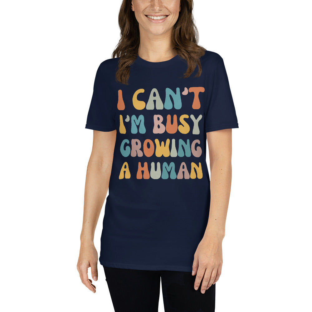 Funny Pregnancy Shirt: Growing A Human Tee | Gift - Cuccico Design