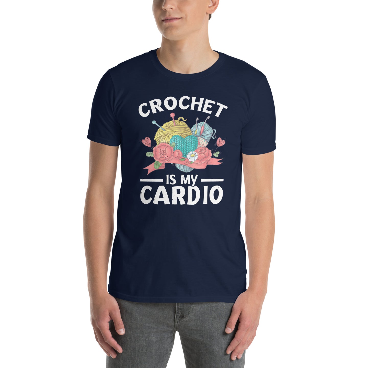 Crochet Shirt: 'Crochet Is My Cardio' Gift for Crochet Lovers - Cuccico Design