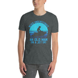 Funny Jet Ski T-Shirt for Men - Old Man Gift - Cuccico Design