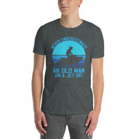 Funny Jet Ski T-Shirt for Men - Old Man Gift - Cuccico Design