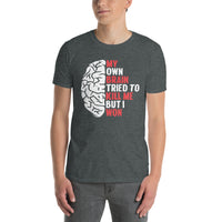 Brain Cancer Survivor T-Shirt | My Own Brain Tried To Kill Me - Cuccico Design