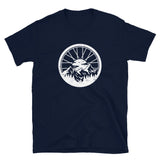 Mountain Bike T-Shirt | MTB Wheel Design Cycling Tee - Cuccico Design