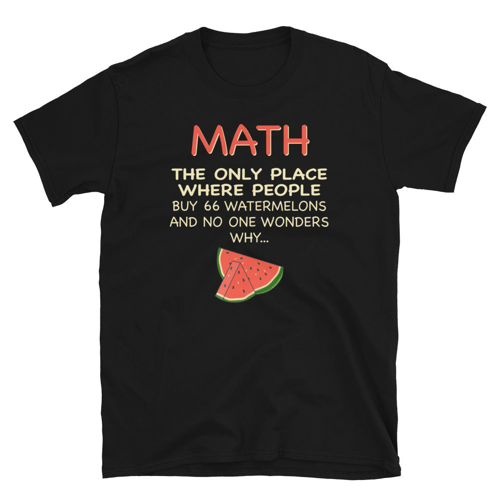 Math Watermelon Shirt - Funny Math Lover Gift Tee - Cuccico Design