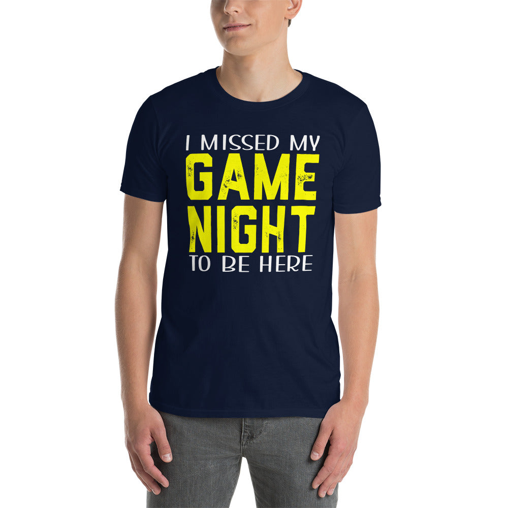 I Missed My Game Night Shirt | Board Game T-Shirt - Cuccico Design