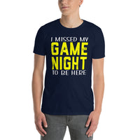 I Missed My Game Night Shirt | Board Game T-Shirt - Cuccico Design
