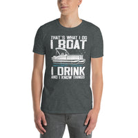 Funny Pontoon Boat T-Shirt - Boat Life Captain Gift - Cuccico Design