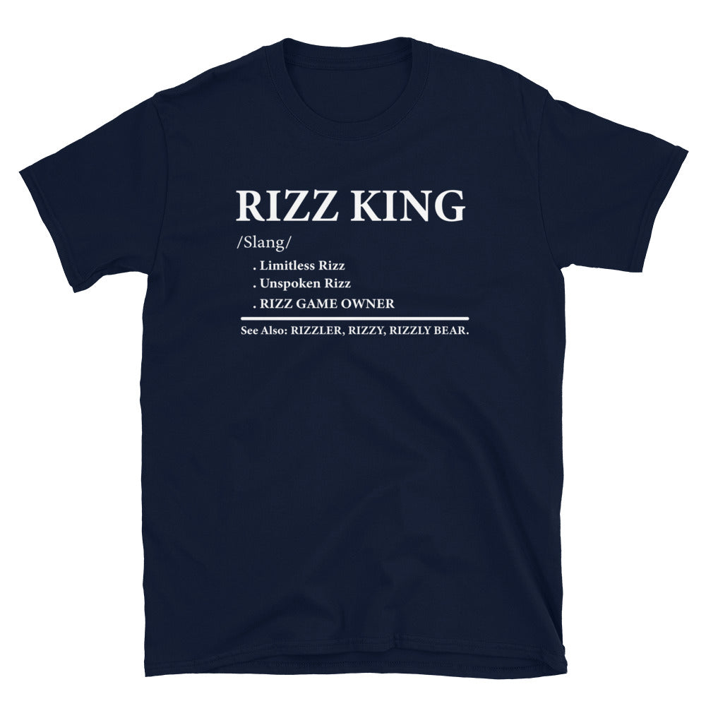 Rizz King T-Shirt | Funny Meme Unisex Tee - Cuccico Design