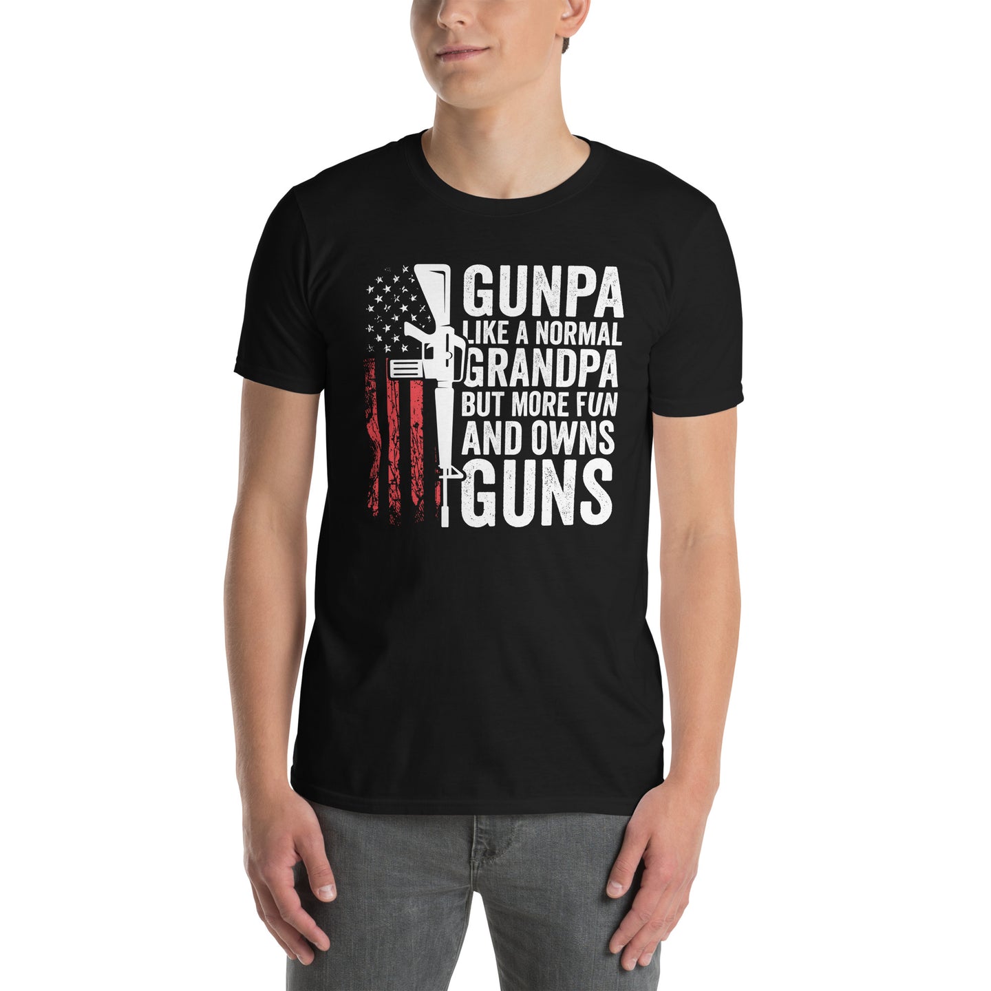 Gunpa T-Shirt | Funny Grandpa Gun Owner Shirt - Cuccico Design