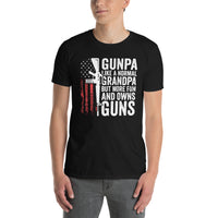Gunpa T-Shirt | Funny Grandpa Gun Owner Shirt - Cuccico Design