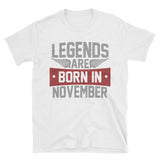 Legends Born in November T-Shirt | Mens Birthday Gift - Cuccico Design