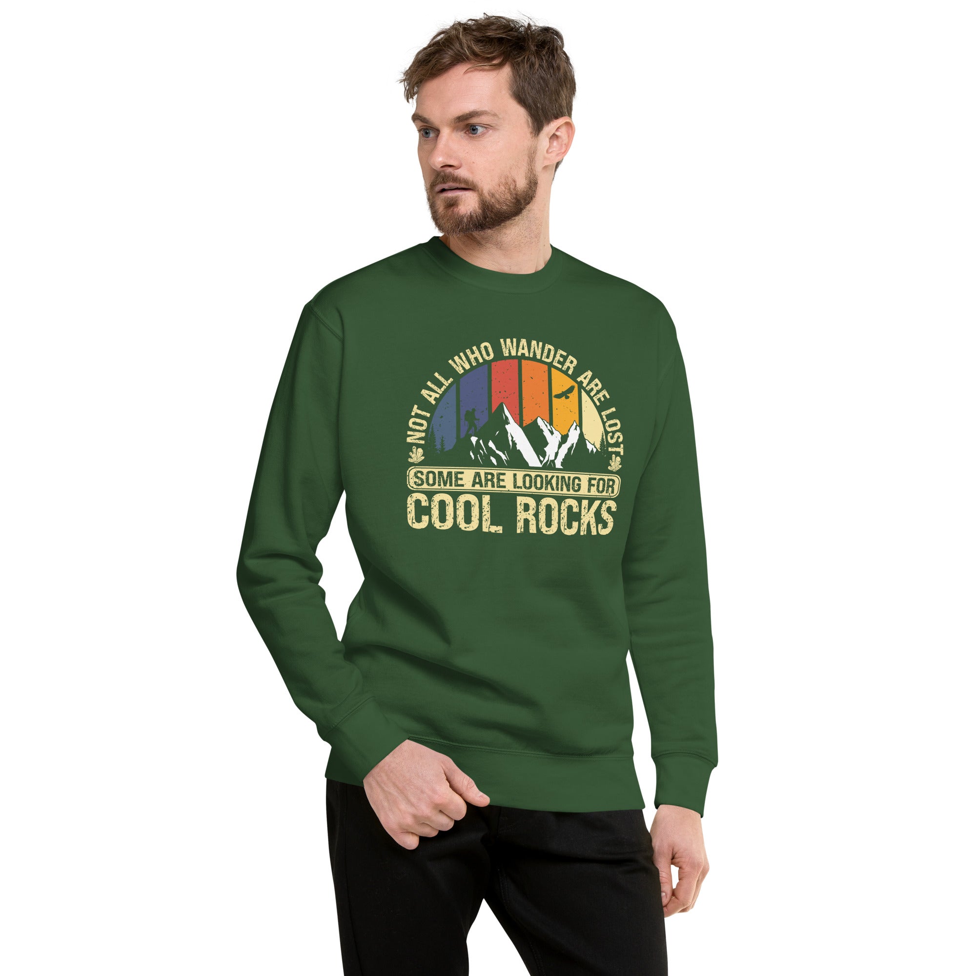 Cool Rocks Geology Sweatshirt | Wanderlust Quote - Cuccico Design