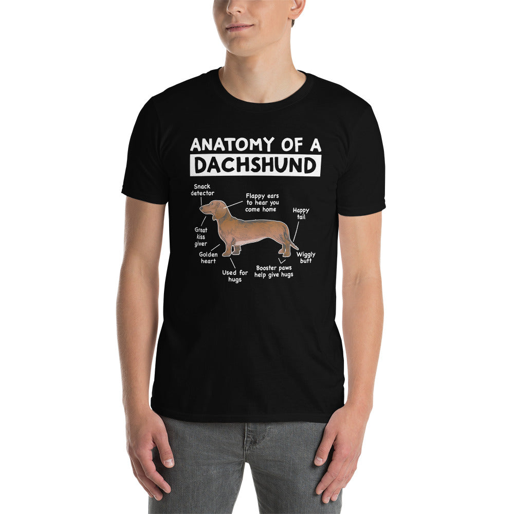 Dachshund Anatomy Shirt • Funny Gift for Wiener Dog Lovers - Cuccico Design