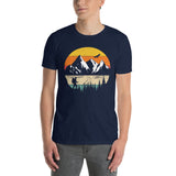 Retro Mountains T-Shirt | Hiking Outdoor Nature Tee - Cuccico Design