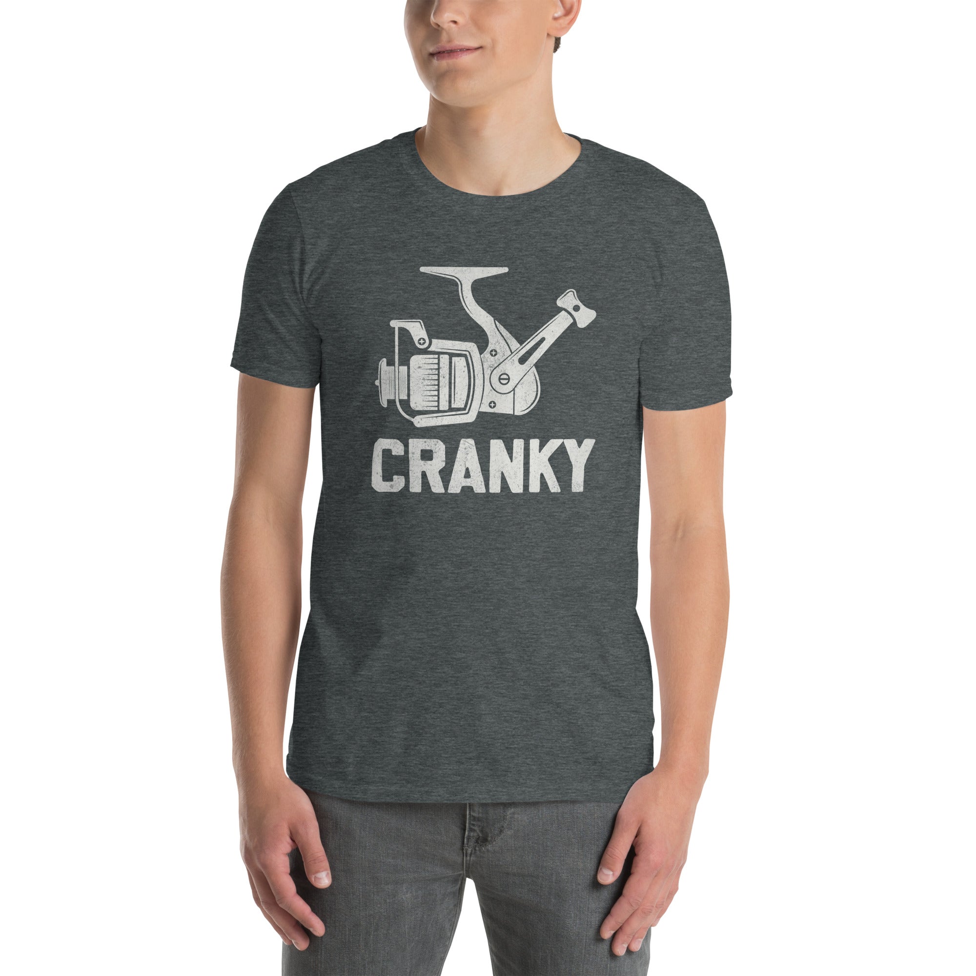 Funny Fishing Shirt - Cranky Fish Crankbait T-Shirt - Cuccico Design