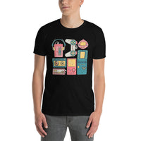 Retro Video Game T-Shirt | Classic Controllers for Gamers - Cuccico Design