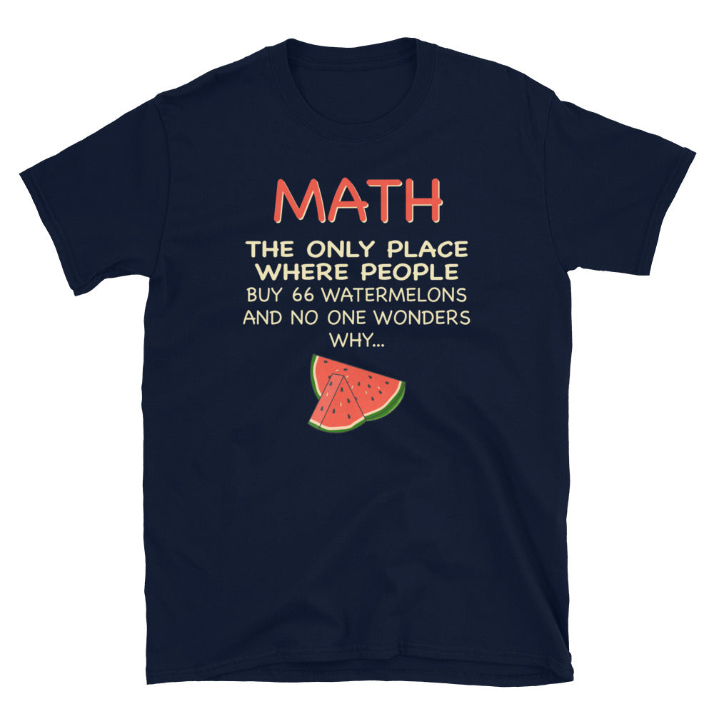Math Watermelon Shirt - Funny Math Lover Gift Tee - Cuccico Design