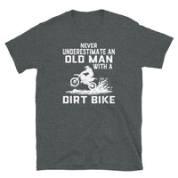 Funny Old Man Dirt Bike T-Shirt | Great Rider Gift - Cuccico Design