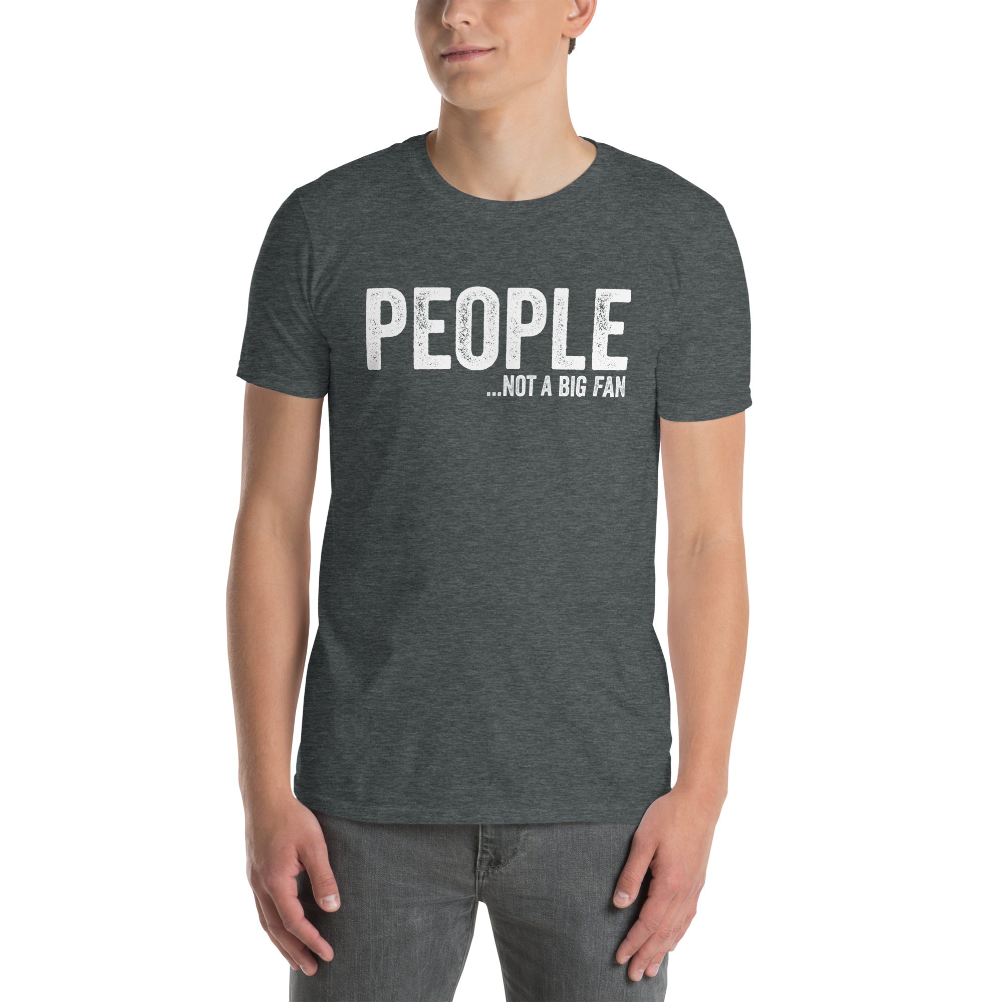 Funny Sarcastic Introvert T-Shirt - Not A Big Fan Quote - Cuccico Design