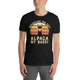 Alpaca Wearing Sunglasses T-Shirt - Funny Animal Tee - Cuccico Design