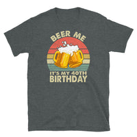 Funny Beer 40th Birthday T-Shirt - Unisex Gift Idea - Cuccico Design