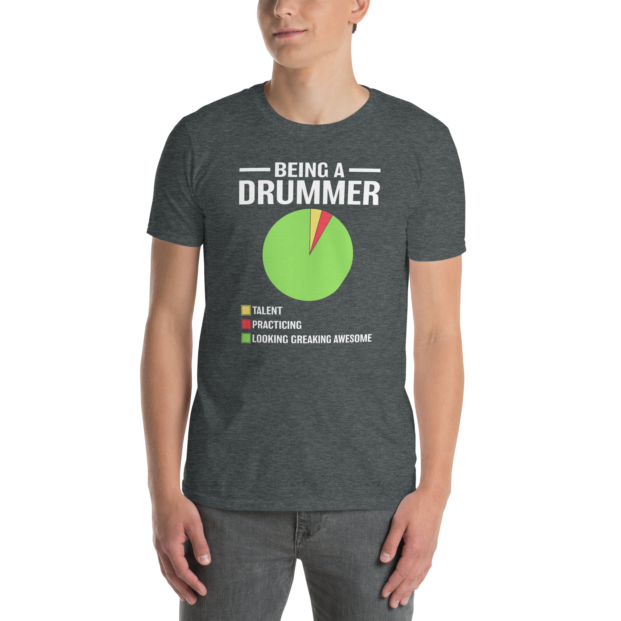Unisex Drummer T-Shirt | Percussion & Drumming Tee - Cuccico Design